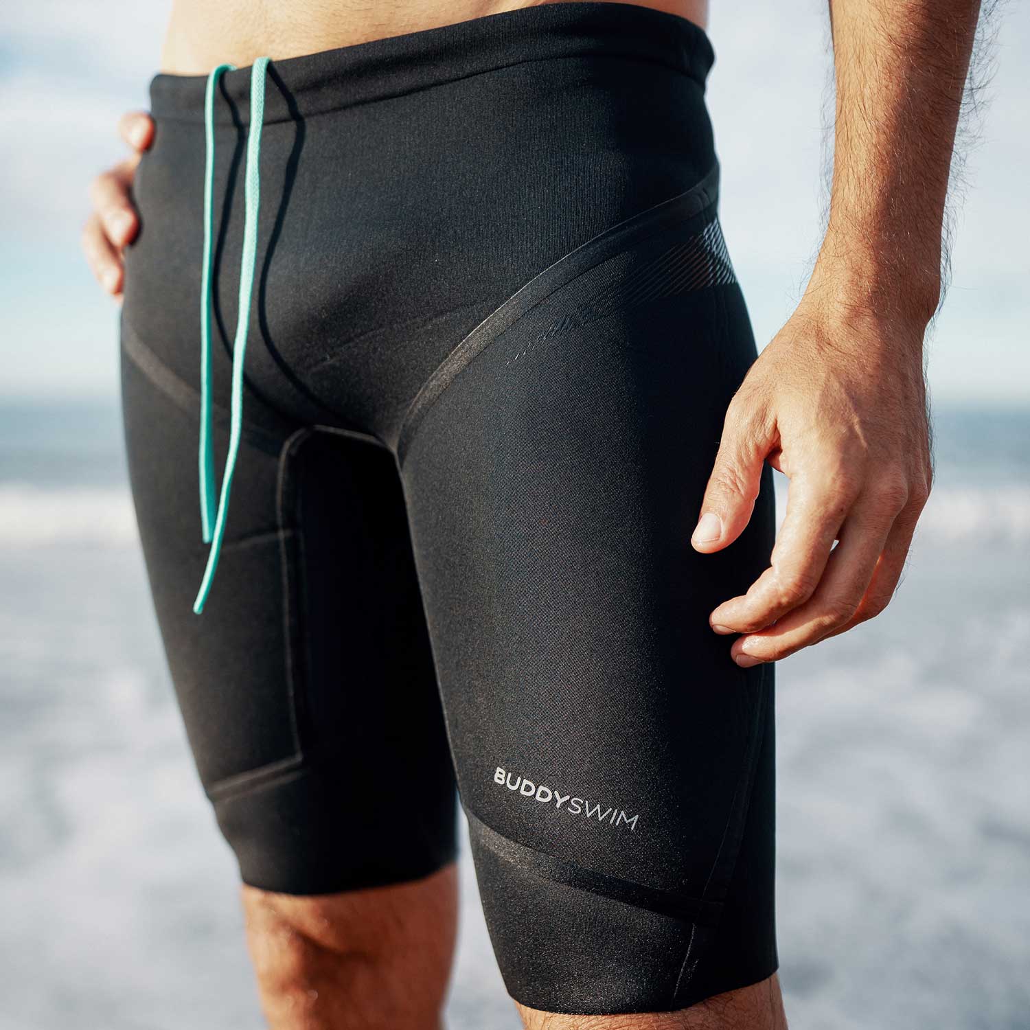 NEOPRENE FLOATING PANT Buddyswim Trilaminate Warmth 5/3mm, Black - Image 5